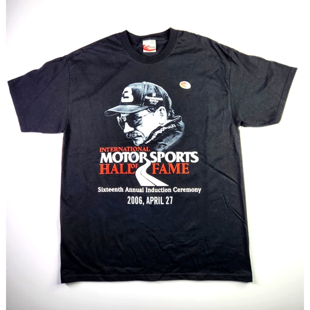 Dale Earnhardt vintage '06 HOF induction shirt